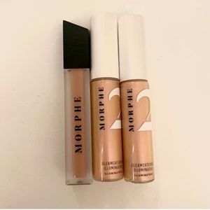 Two MORPHE gleam catcher
Illuminators And one MOPRHE matte lipstick